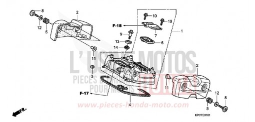 ZYLINDERKOPFDECKEL, HINTEN XL125VA de 2010